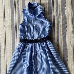 Ralph Lauren sleeveless shirt dress